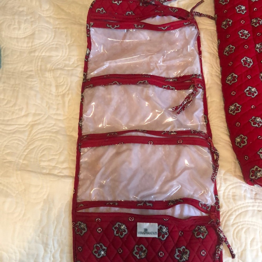 Vera Bradley hanging cosmetic travel bag